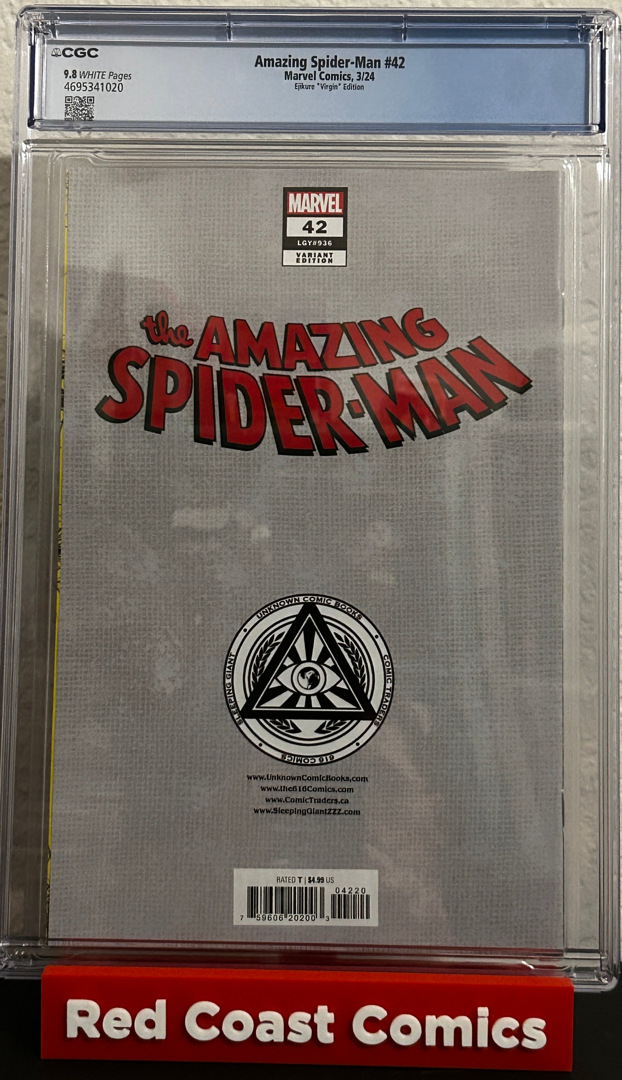 CGC 9.8 Amazing Spider-Man #42 “Virgin” Edition