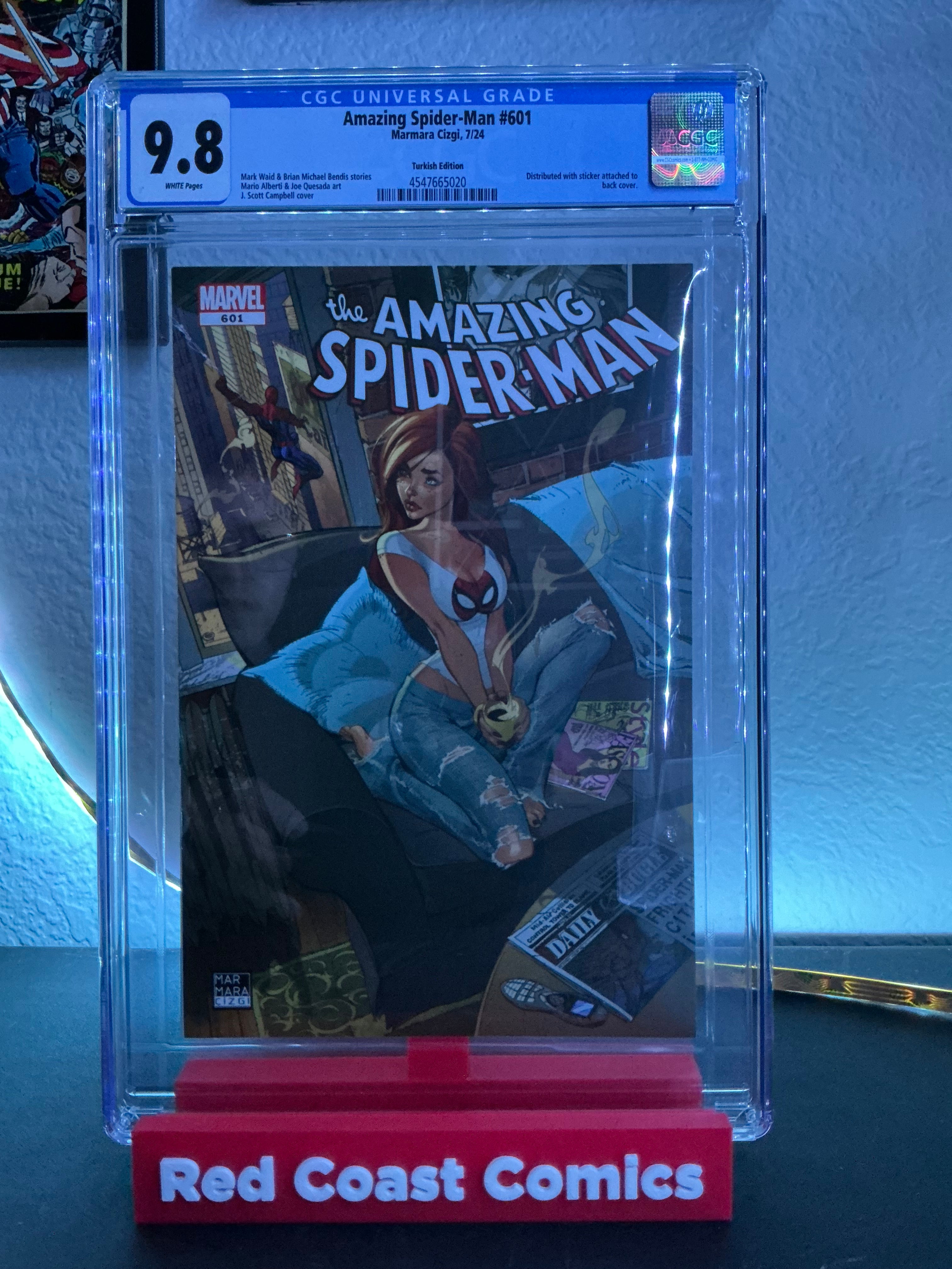 CGC (9.8) Amazing Spider-Man #601 Turkish edition