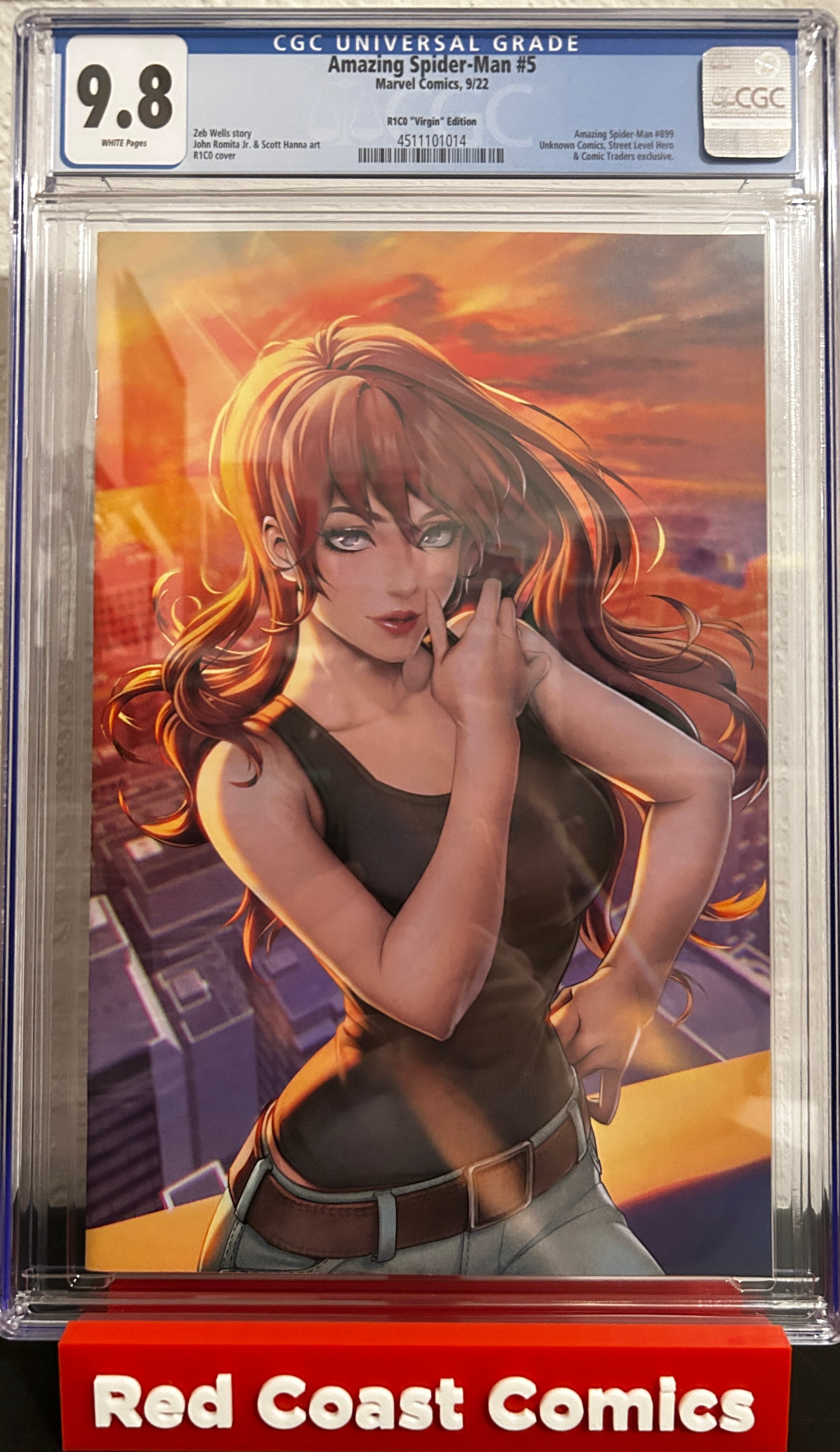CGC 9.8 Amazing Spider-man #5 “Virgin” Edition