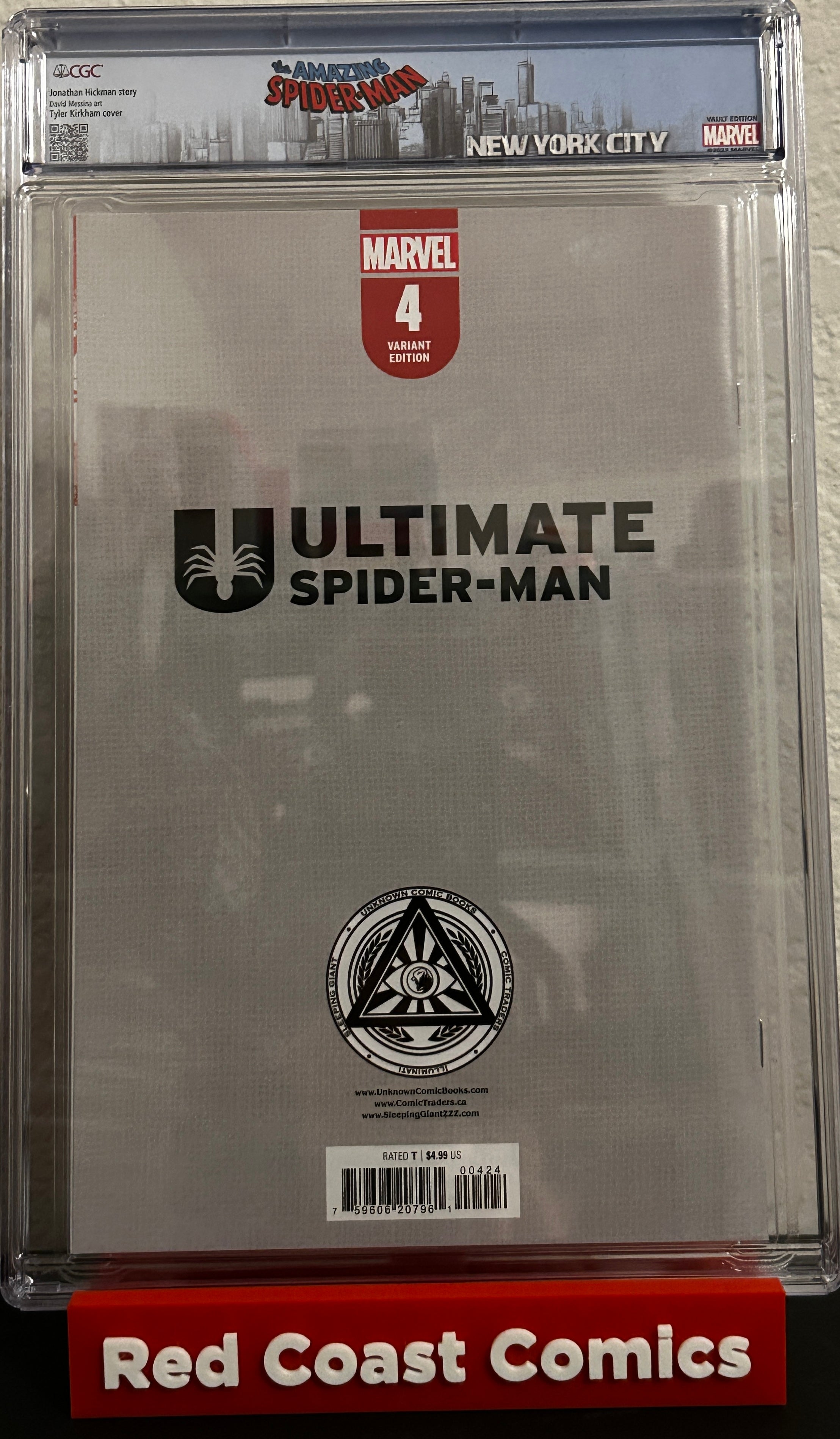CGC 9.8 Ultimate Spider-Man #4 “Virgin” Edition A