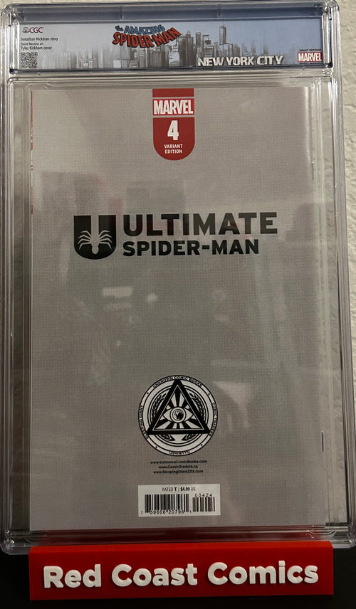 CGC 9.8 Ultimate Spider-Man #4 “Virgin” Edition A