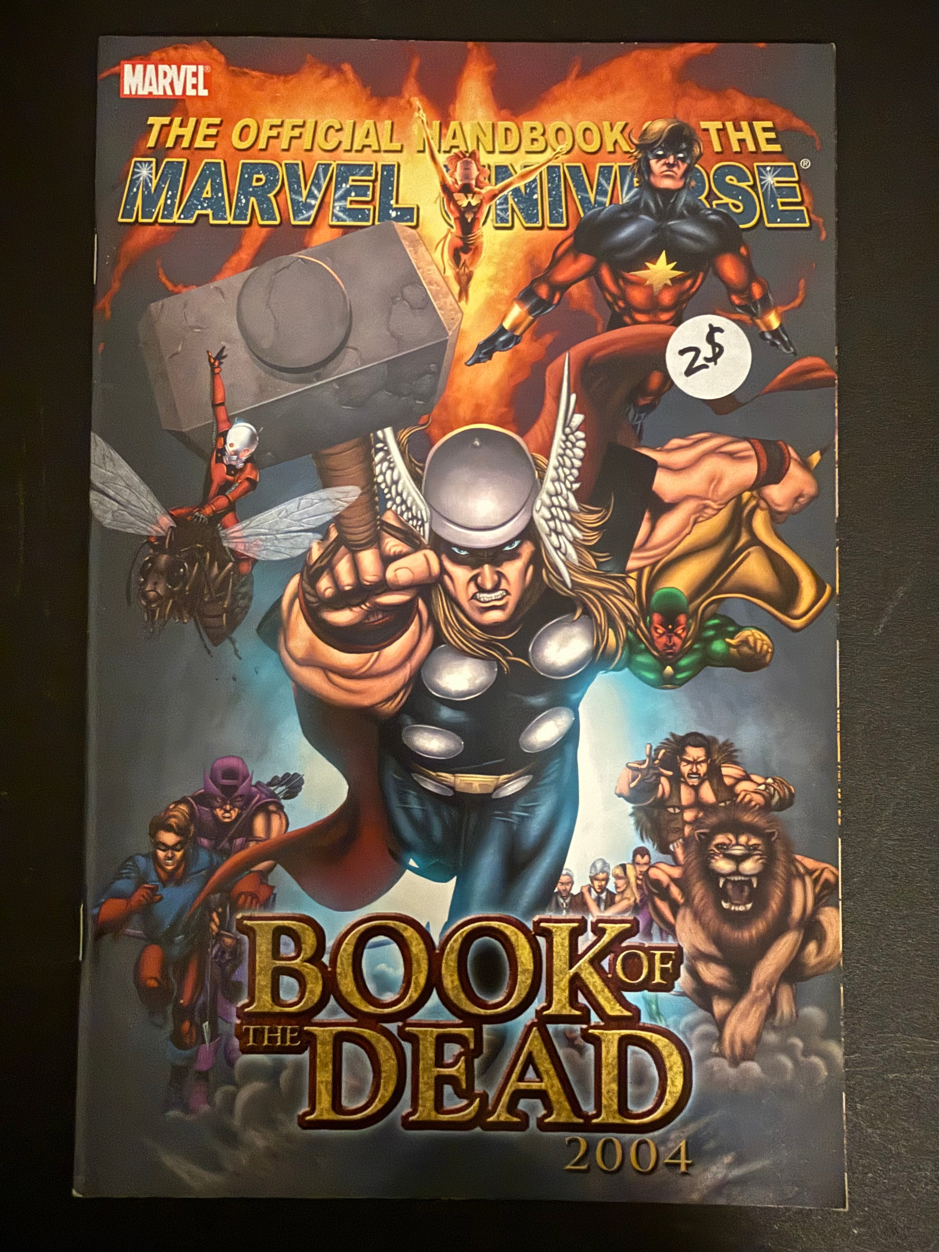 The Official Handbook of the Marvel Universe Book of the Dead (2004)