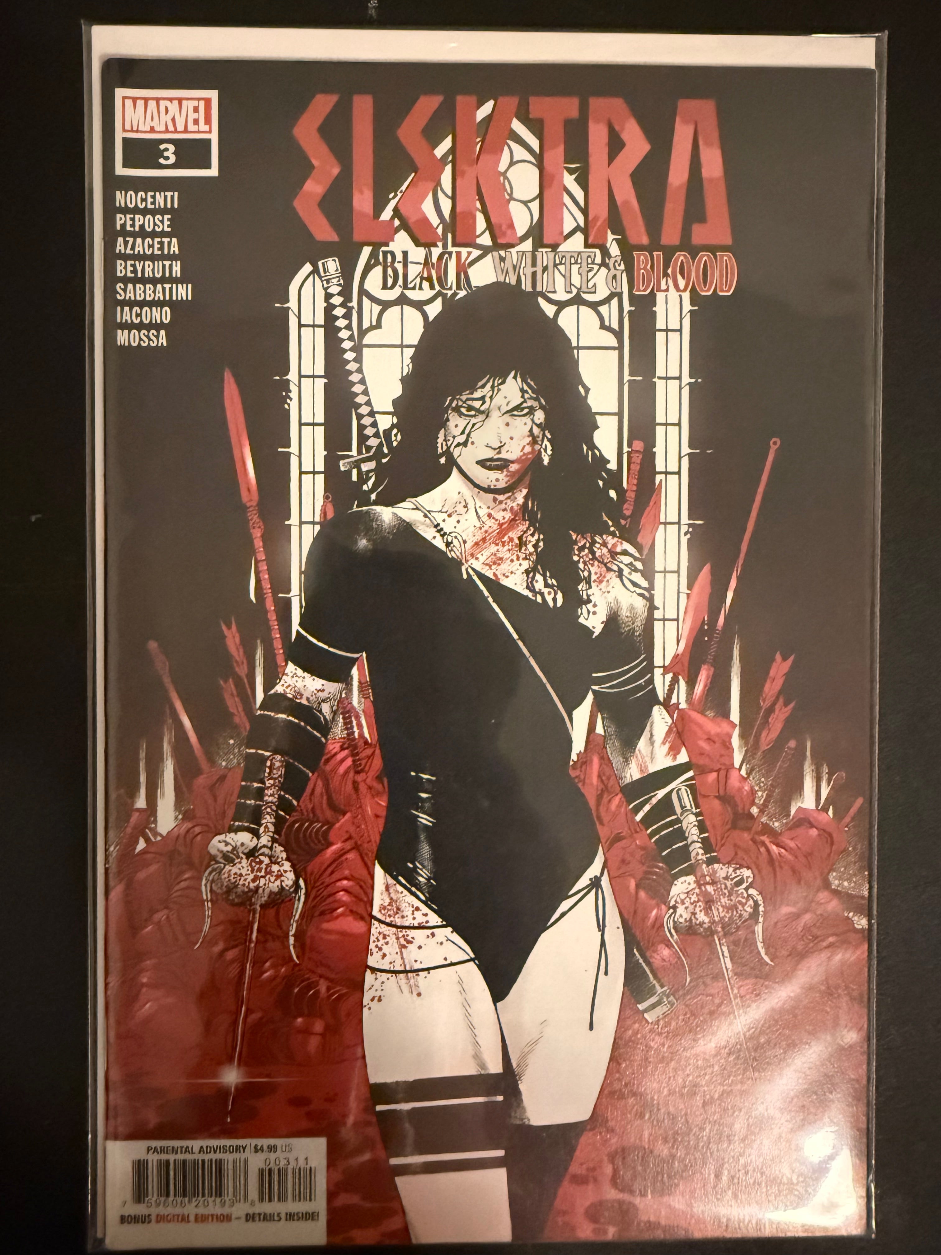 Elektra: Black, White & Blood #3